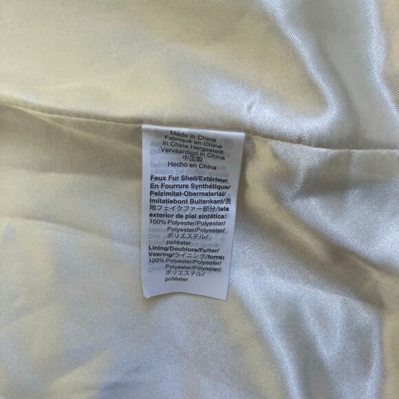 J. Crew NWT Sz S Faux-Sherpa Toggle Coat Teddy Coat in Cement (Cream) Warm Cozy - Picture 12 of 16